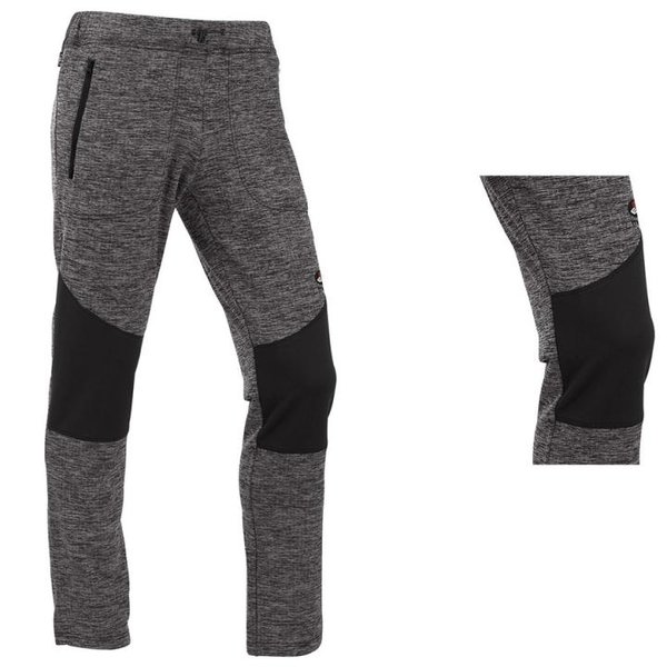 Maul - Vulkaneifel sportliche Megastretch Hose Fleecehose Hüttenhose, grau