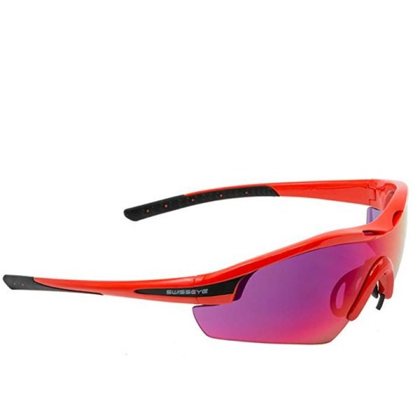 Swiss Eye Novena Sportbrille Sonnenbrille, rot