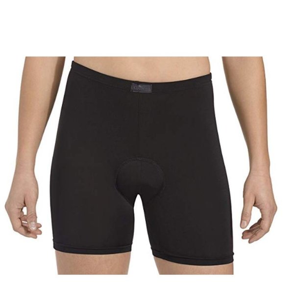 GONSO Damen Bike-Short, gepolsterter Innenhose, Fahrradhose Radshorts, schwarz - M 38