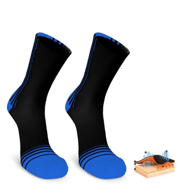 Nordhorn - Profi Sportsocken DUATHLON - Bike- Jogging Socken - blau