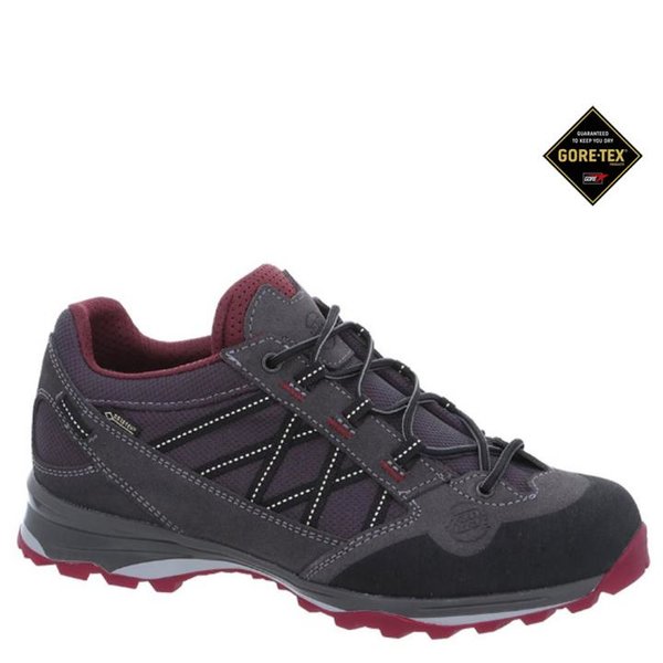 Hanwag - Wms Belorado II Tubetec GTX - Damen Trekkingschuhe - asphalt/dark garnet