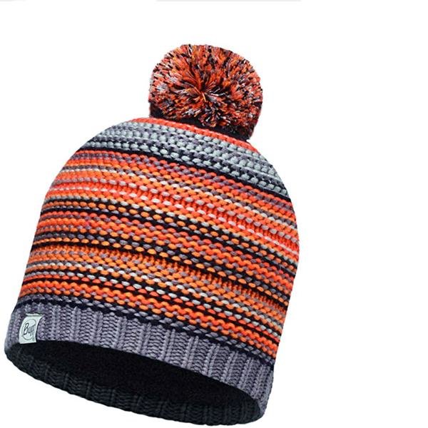 Buff Kinder Damen und Junior Knitted und Polar Mütze, braun orange