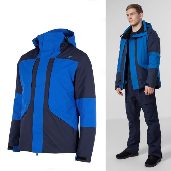 4F - Herren Skijacke mit 8.000 Membran - Wintersportjacke