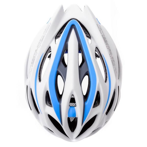 CRUST - Fahrradhelm - IN-MOULD Fahrrad Helm EN1078 - weiß blau