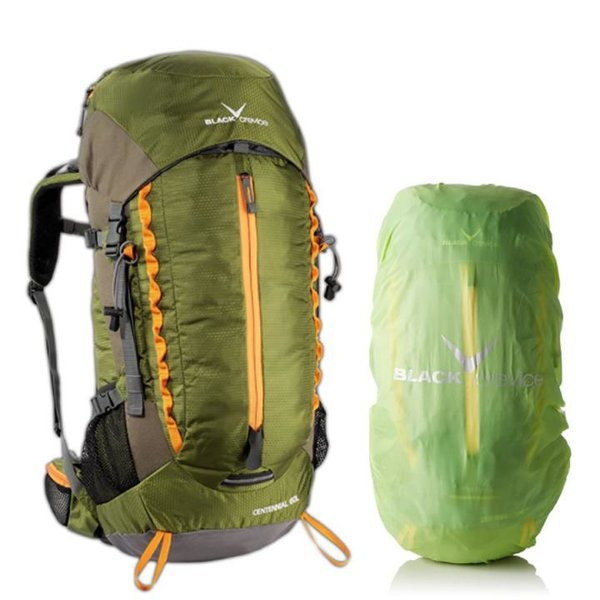 Black Crevice Outdoor Rucksack, 60 Liter, grün