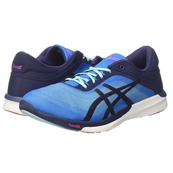 ASICS Damen Fuzex Rush T768n-4349 Laufschuhe, navy - UK 7, 40,5 EU