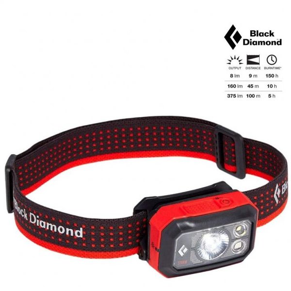 Black Diamond Storm 400, schwarz rot