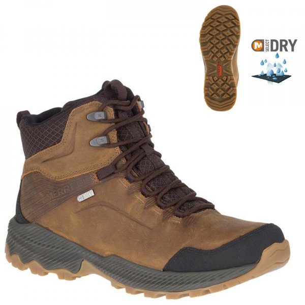 MERRELL - Herren Outdoor Leder Trekkingschuhe, braun