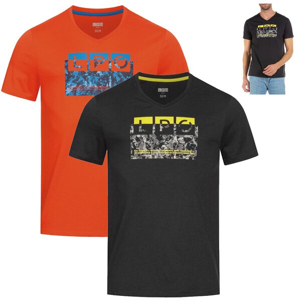 LPO - Linea Primero - modisches Baumwoll T-Shirt mit V Ausschnitt Björn Herren