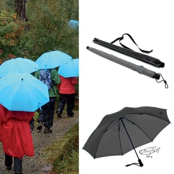 EuroSCHIRM - Göbel - Regenschirm Trekkingschirm - Swing liteflex, schwarz