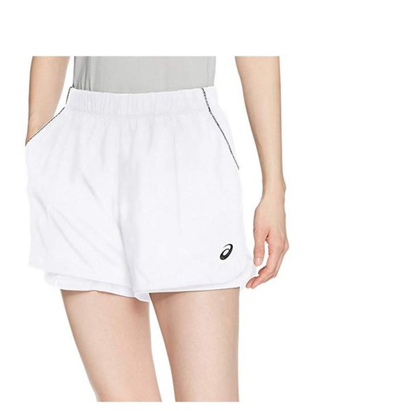 ASICS Damen Team Shorts Sporthose - weiß