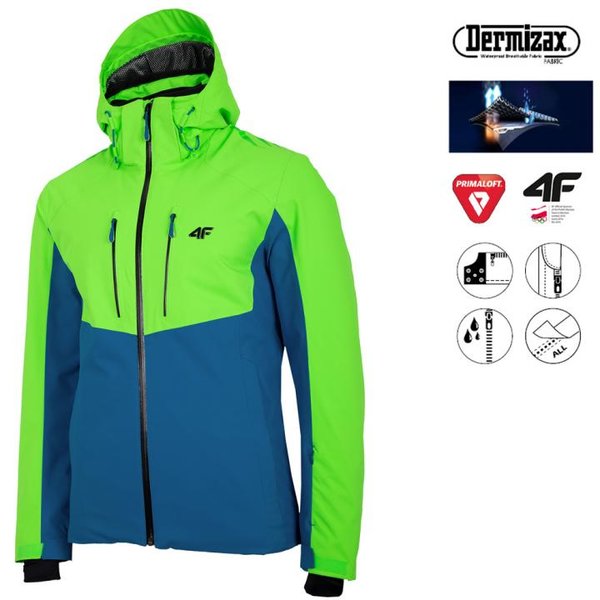 Dermizax 20 000 - Herren Skijacke Winterjacke - blau