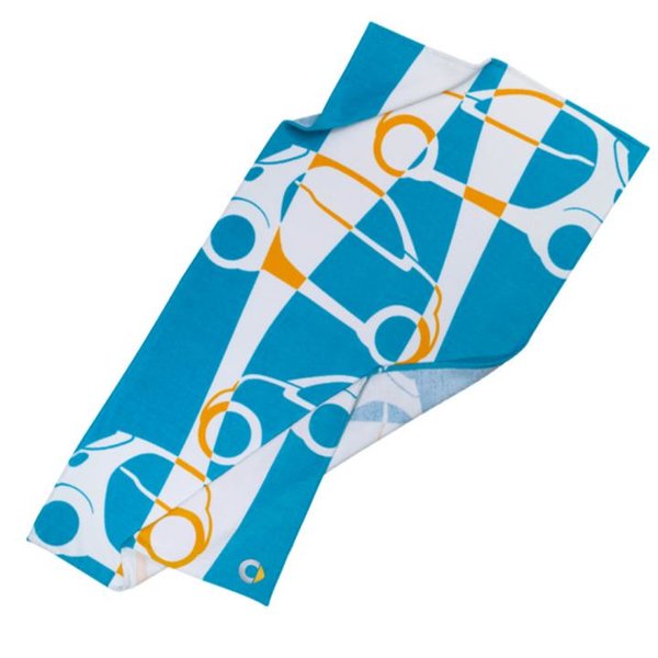 Mercedes - Smart, Strand Handtuch, blau