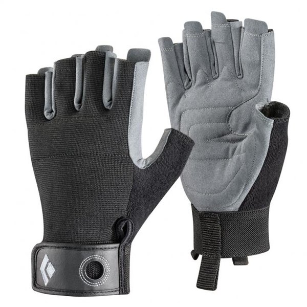 Black Diamond - Crag Half-Finger Handschuhe - schwarz M