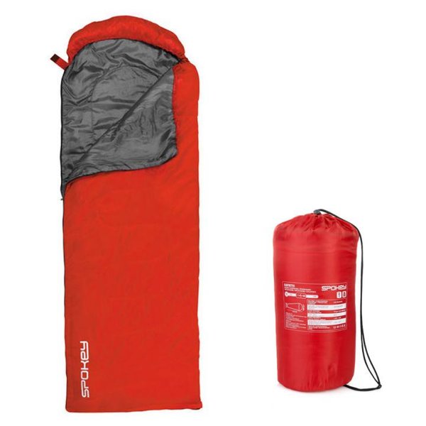 Spokey - Monsoon - Sommerschlafsack +14° bis +20° - rot