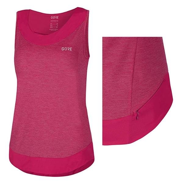 GORE WEAR Damen C3 Trikot Ärmellos Sport Shirt Tank Top - pink - 40 L