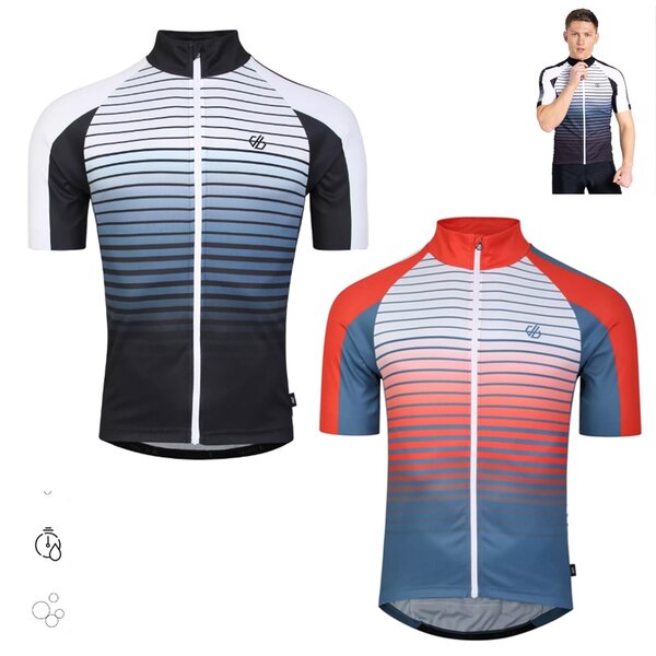 Dare2b - sportlich anliegendes kurzarm Radtrikot mit durchgehendem RV - Virtuous - Herren