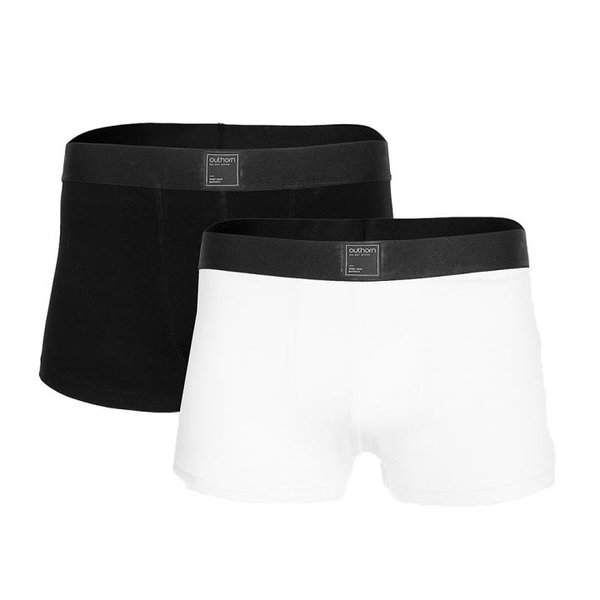 Outhorn - Herren 2er Set Boxershort - BIO-Baumwolle - weiß/schwarz