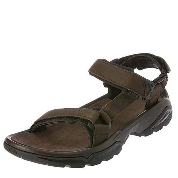 Teva Herren M Terra Fi 4 Leather Sport- & Outdoor Sandalen - braun UK 7 - EU 40,5
