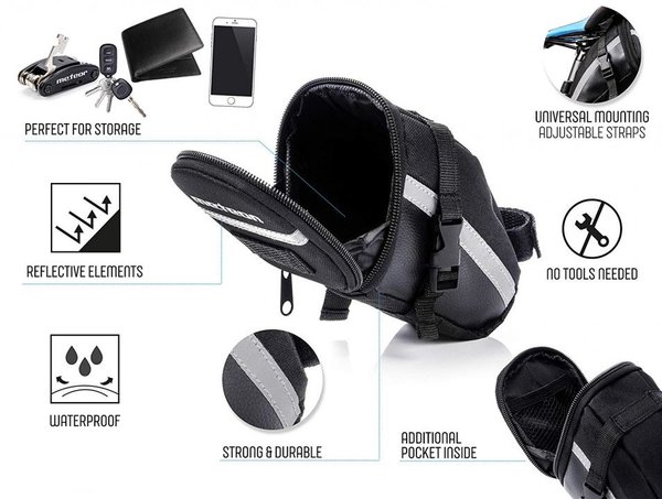Meteor - Satteltasche 2020 - Fahrrad Tasche Sattel