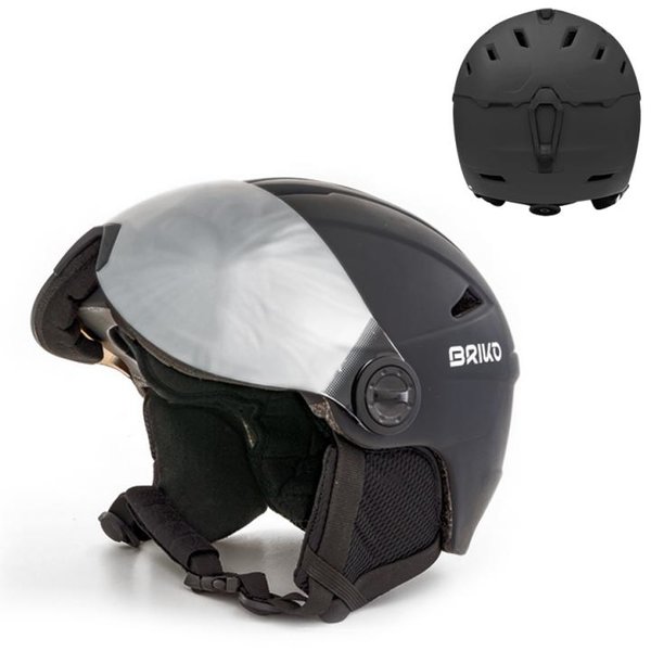 Briko Visier Skihelm Cavo Visor Photo II, schwarz