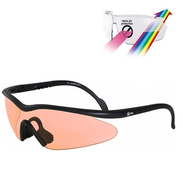 Nexi - SHIELD BIKE Sportbrille Sonnenbrille, 100% UV Schutz