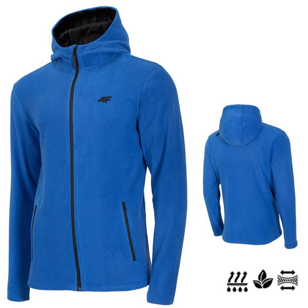 4F - Outdoor Herren Fleecejacke - blau