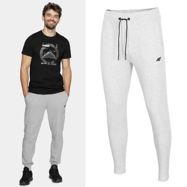 4F - Herren Jogginghose 2020 - grau