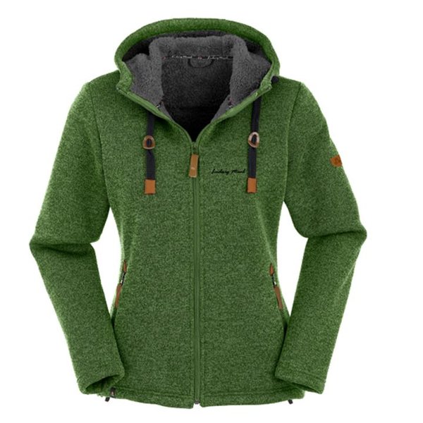 Maul - Chieming - Damen sehr warme Fleecejacke - grün