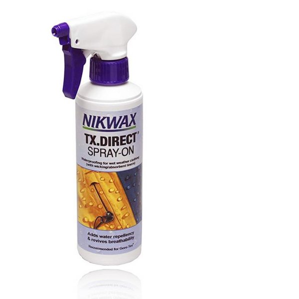 NIKWAX - TX.DIRECT SPRAY-ON - Imprägnierung zum Aufsprühen für Regenbekleidung Mebranjacken - 300ml