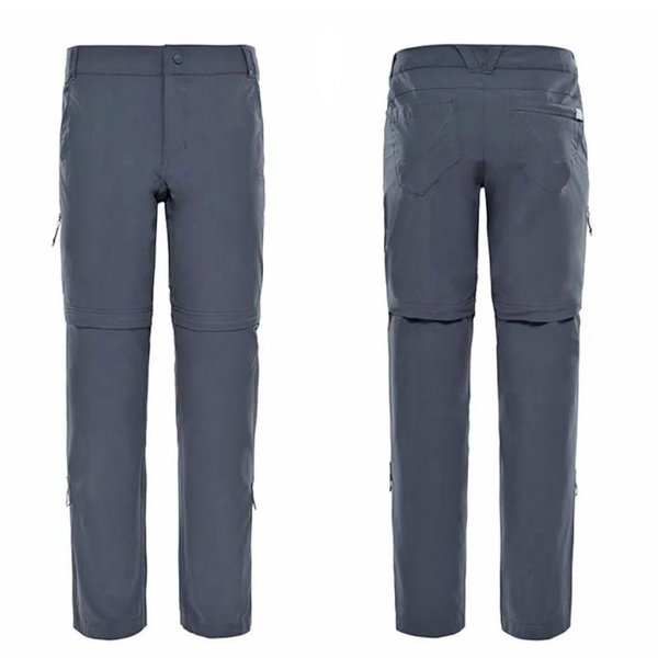The North Face - Exploration - Damen Zip Off Wanderhose - schwarz