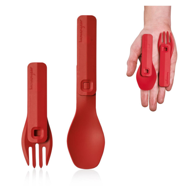 humangear Besteck 'GoBites CLICK' - Outdoor Besteck to Go BPA Frei