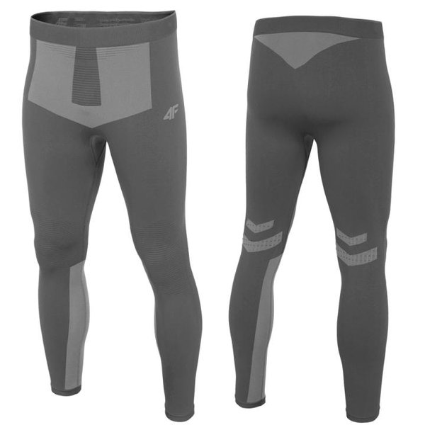 4F - Funktionsunterwäsche 2018 - Herren lange Funktionshose - grau
