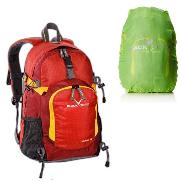 Black Crevice Outdoor Rucksack, 28 Liter, rot