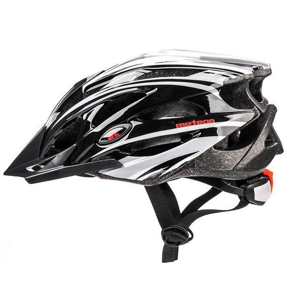 Meteor - MV29 MTB Marken Fahrradhelm - schwarz weiß