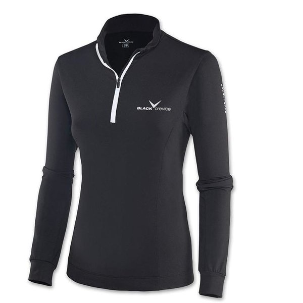 Craft - Damen Skirolli - Funktions Longshirt - schwarz