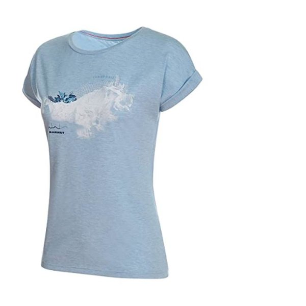 Mammut Damen T-Shirt Mountain Outdoorshirt, hellblau