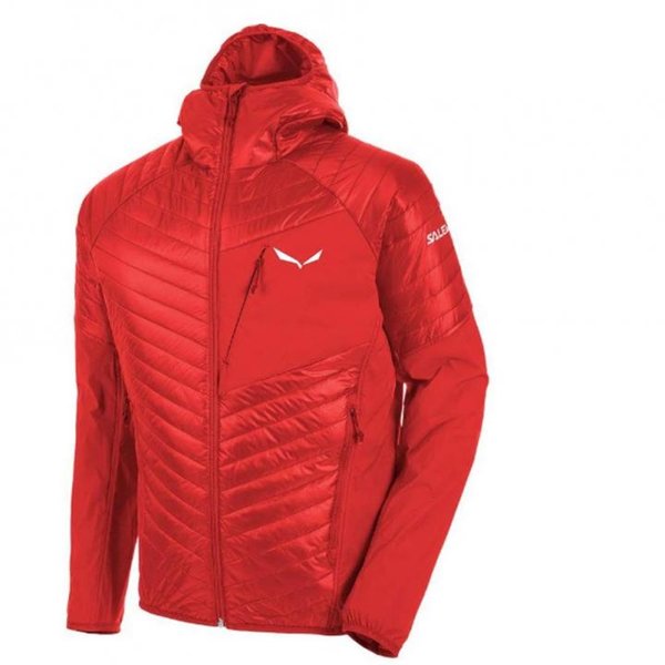 Salewa Ortles Hybrid 2 PRL M JKT Jacke, Herren Primaloft Winterjacke, rot 46 S