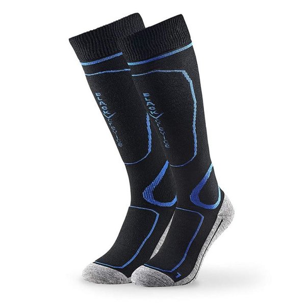 Black Crevice - Skisocken - schwarz blau