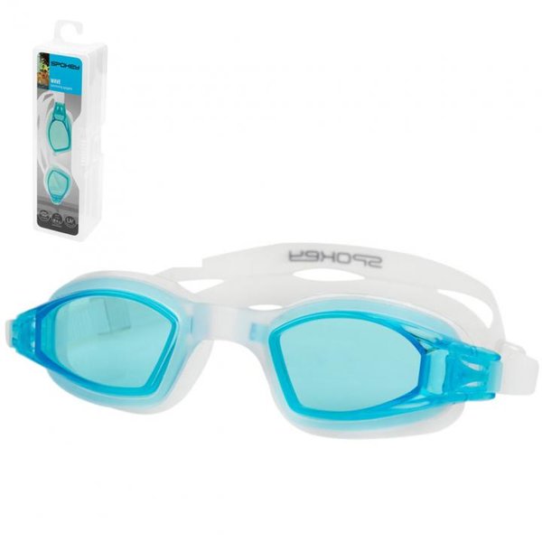 SPOKEY - Taucherbrille Schwimmbrille UV Schutz WAVE - Anti-Fog - blau