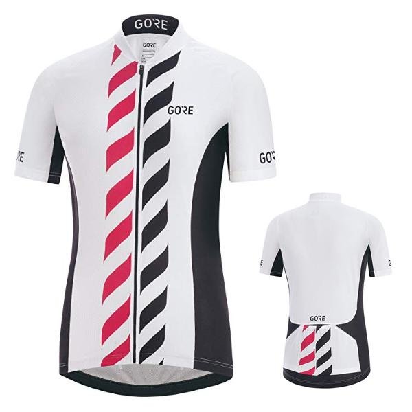 GORE WEAR Damen C3 Vertical Trikot Radshirt - weiß - 38 M