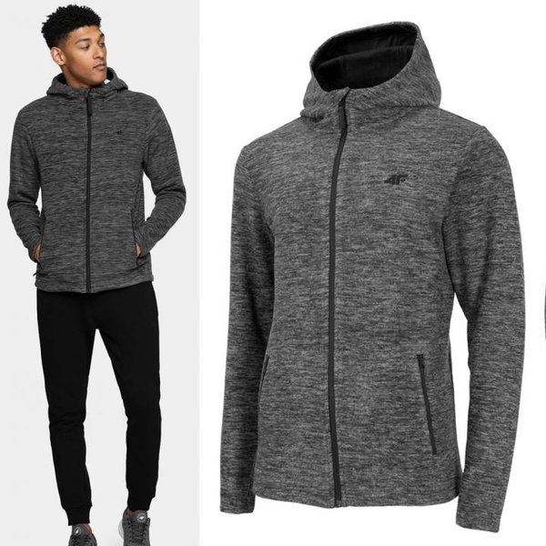 4F - Outdoor Herren Fleecejacke - grau