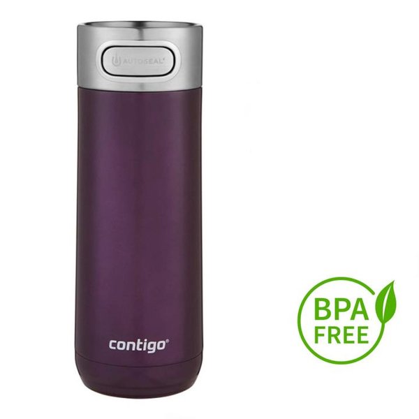 Contigo - Luxe - Thermobecher, Kaffeebecher Teebecher - 360ml - merlot