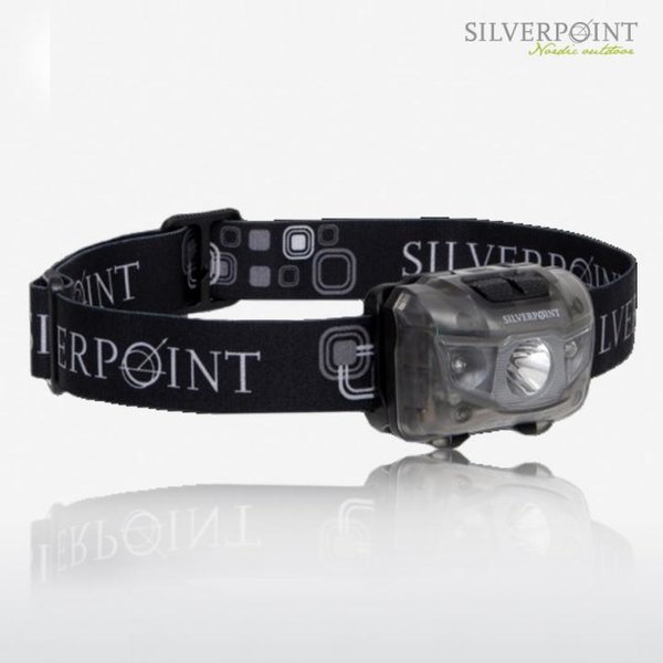 Stirnlampe HUNTER 2 XL120RL - Head Torch 120Lumen - rot und weißes Licht - grau