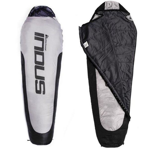 Meteor - INDUS Schlafsack - 80x50cm - -2-15Grad - grau