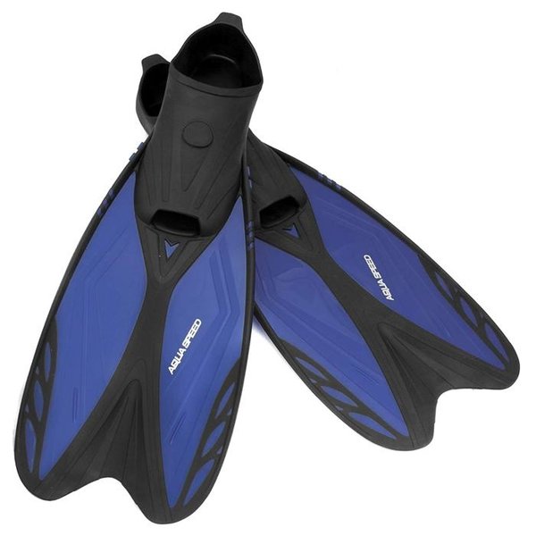 AQUA-SPEED - Flossen Taucherflossen für Erwachsene - Leicht und Stabil - mit Tasche - blau
