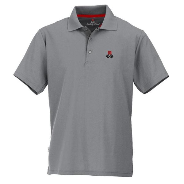 Maul - Spiez 2020 - antibakterielles Herren Poloshirt - grau
