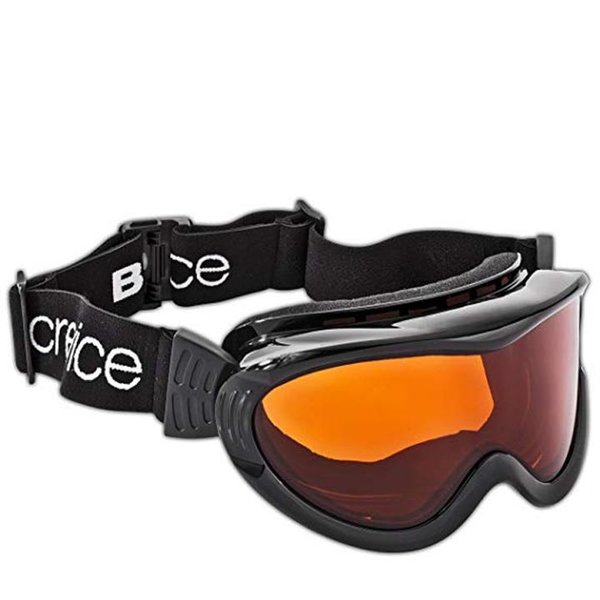 Black Crevice Skibrille Erwachsene Winterbrille, schwarz onesize
