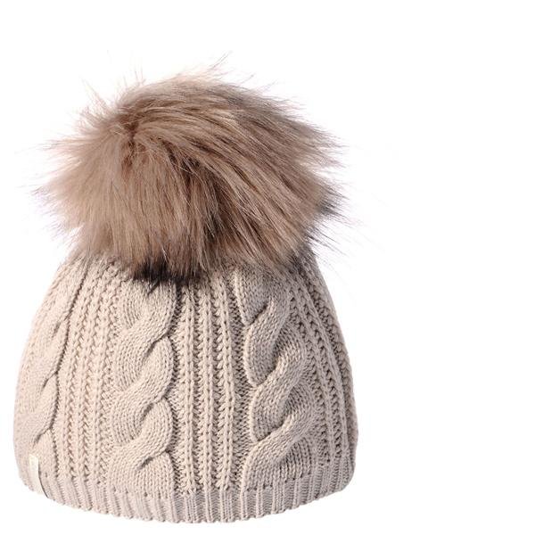 METEOR - WOMAN Cap - Bommelmütze beige