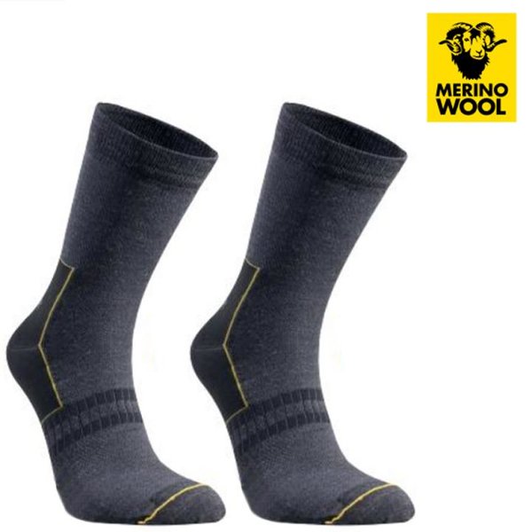MERINOWOOL - SEGER LINER THIN Socken, antracite